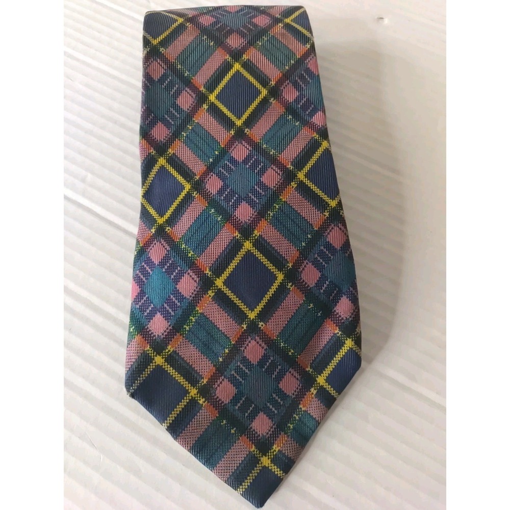 bolgheri Vintage Colorful Pattern Italian Made 4" Wide‎ Silk 57" Tie